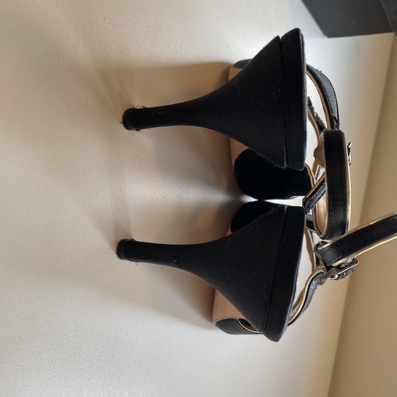 Cute satin pump with rhinestone detail. - Picture 6 of 9